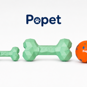 Juguete para Perro Popet Bola y Hueso Resistente