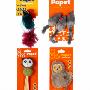 Juguete Popet con Catnip Interactivo