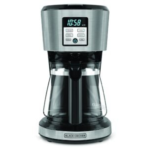 Cafetera 12 Tazas Digital Black&Decker CM1331 Inox