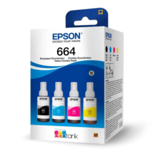 Tinta Epson T664 Pack 4 Colores EcoTank Original