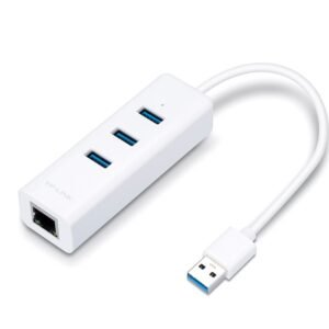 TP-link adaptador USB 3.0 3-Port Hub & gigabit ethernet 2en 1 USB - UE330
