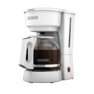 Black&Decker Cafetera 12 Tazas Blanca CM0916W