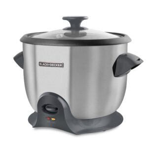 Olla Arrocera 20 Tazas Inox Black&Decker RC620SS