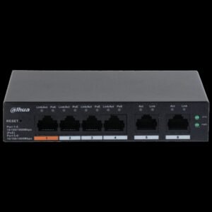 Dahua conmutador gigabit 6 puertos con 4 Puertos PoE -DH-CS4006-4GT-60-  1.0.01.20.11243-9002