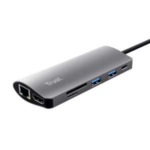 Adaptador Trust 7 en 1 USB-C HDMI Ethernet 4K