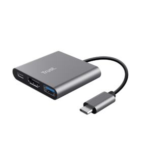 Adaptador Trust USB-C 3 en 1 HDMI USB-C 23772