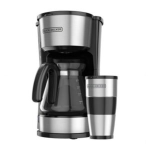 Cafetera 5 Tazas Black&Decker CM0755S Inox 4/1